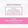 Printable candy grams